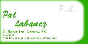 pal labancz business card